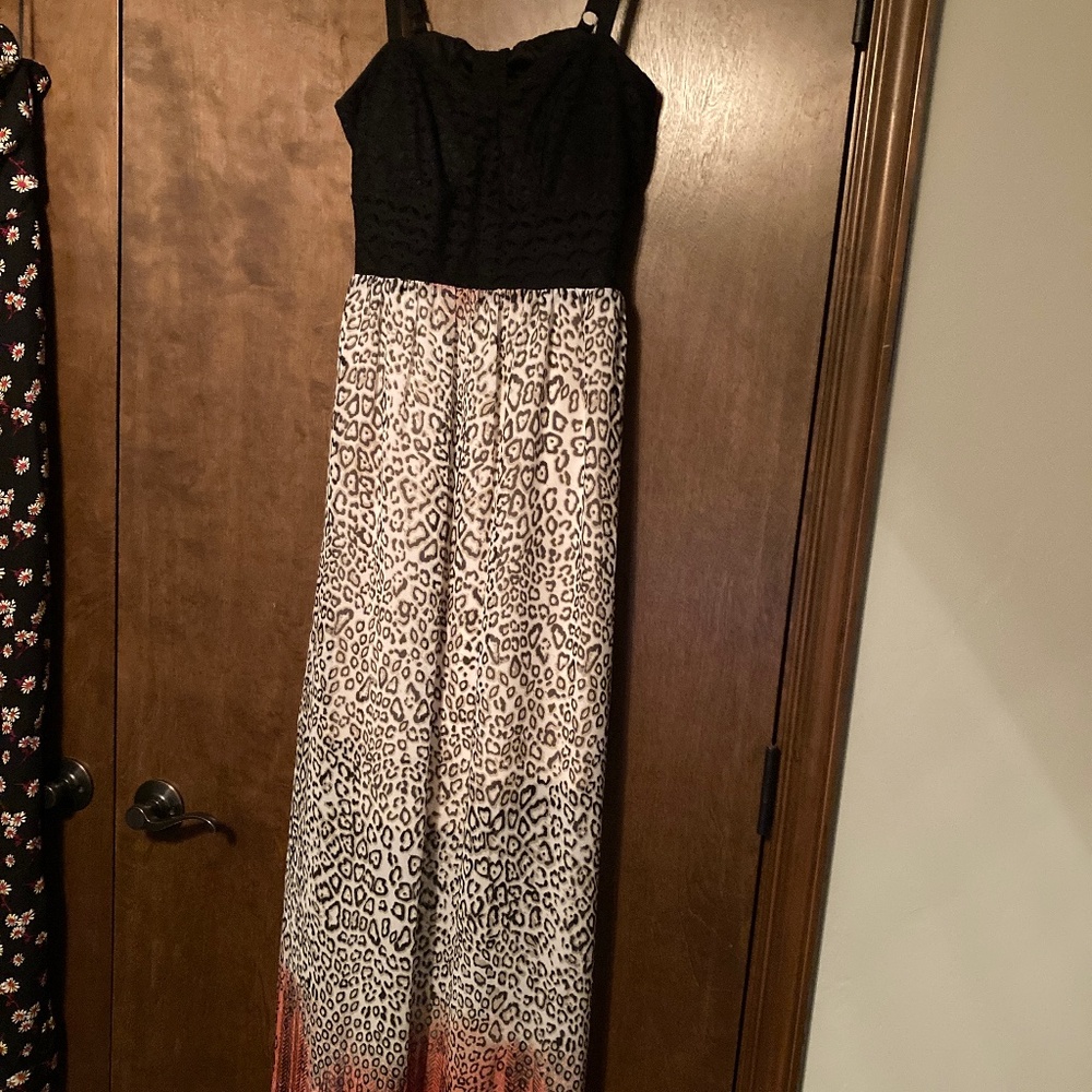 Animal print dress